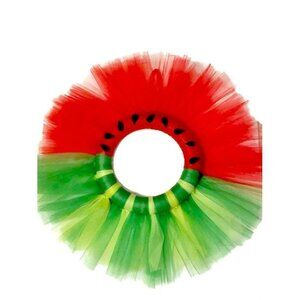 21" Watermelon Tulle Wreath,Watermelon Front Door Wreath, Watermelon Kitchen Wre